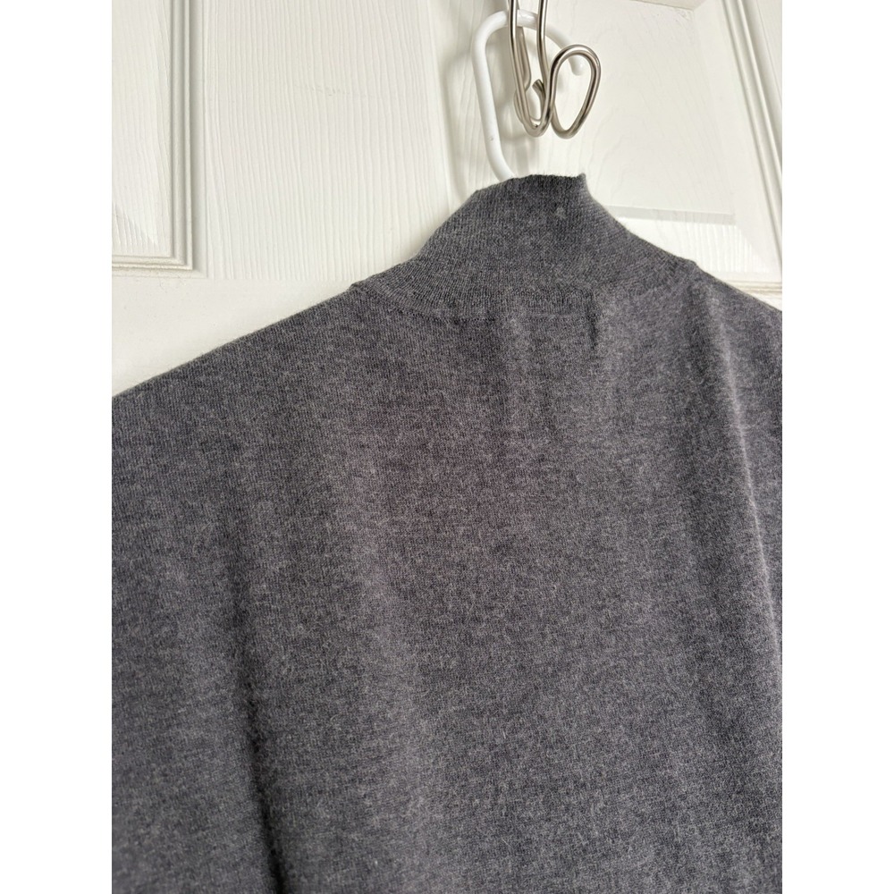 Barneys New York grey silk and cashmere long Dress Size small Luxury Resort - Picture 3 of 7